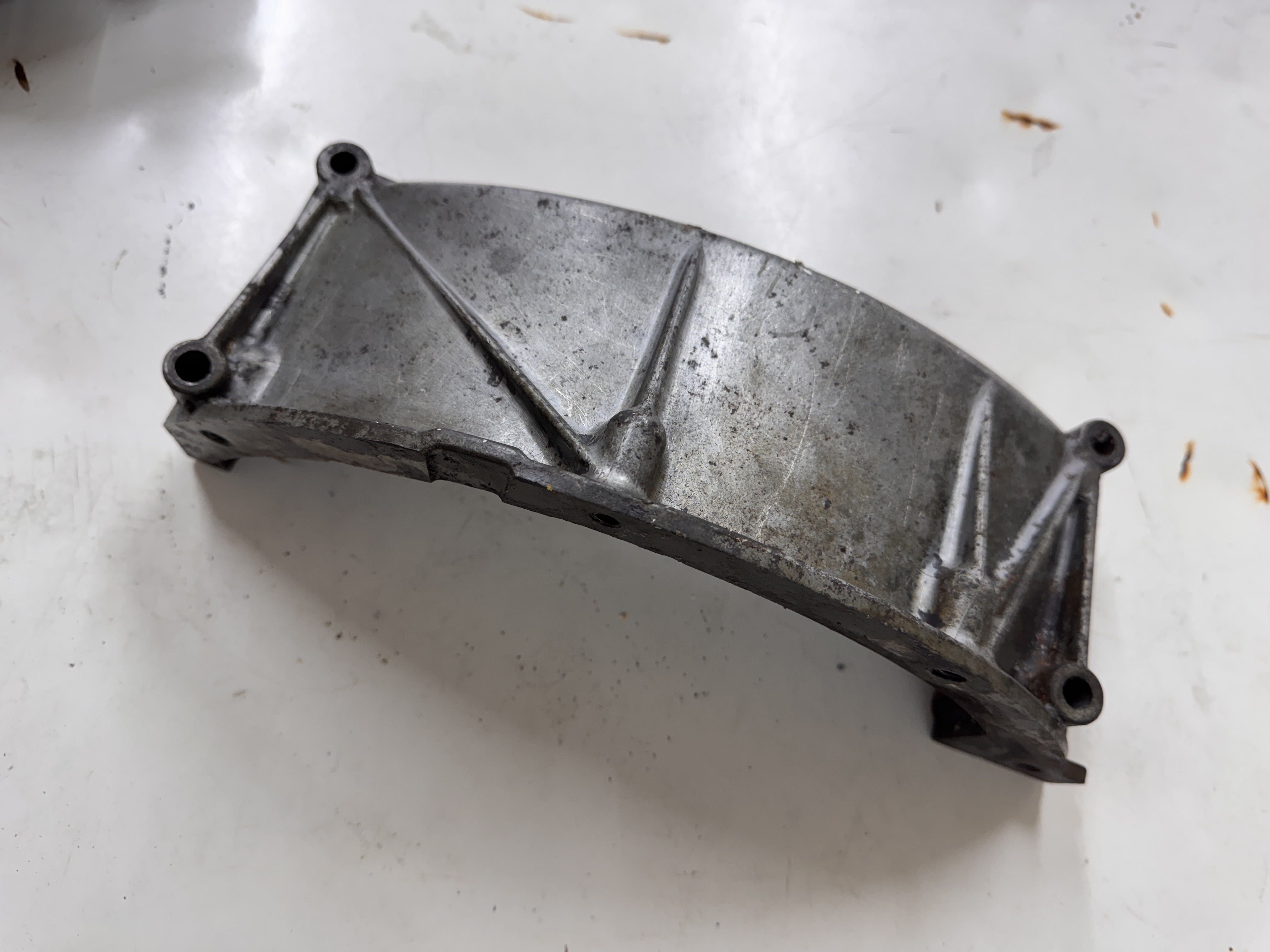 Before vapor blasting